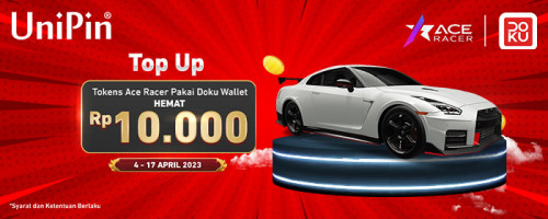 Top Up Tokens Ace Racer Pakai DOKU Wallet Hemat Hingga Rp 10Ribu!